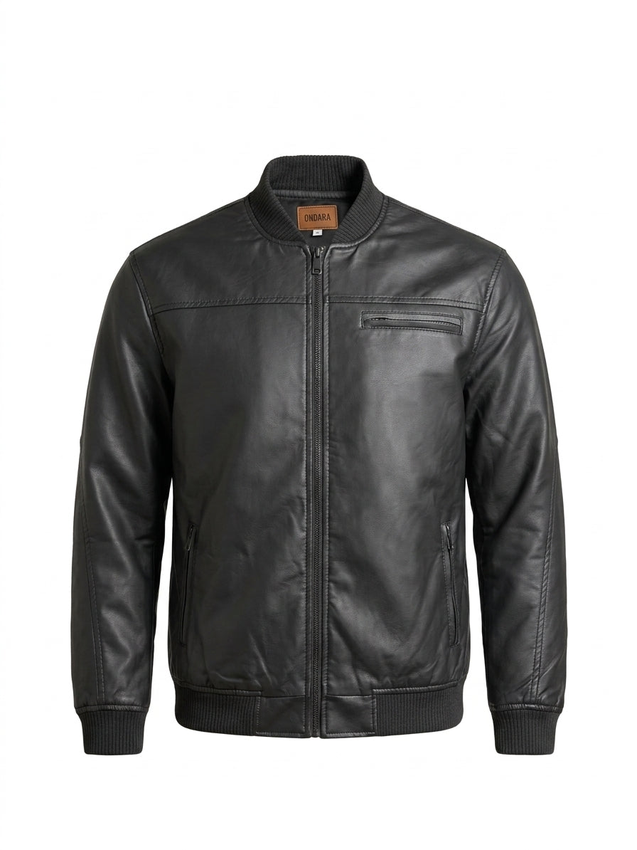 Chaqueta cuero hombre