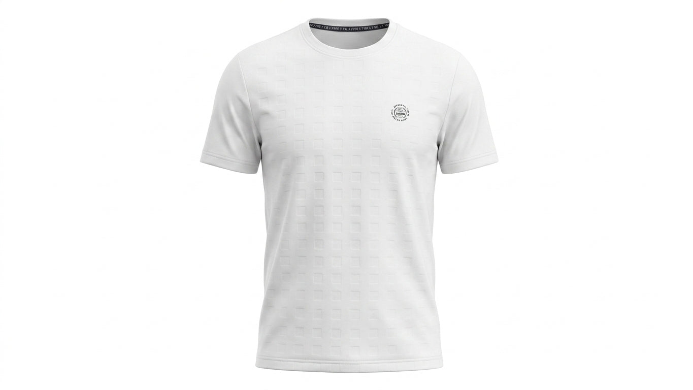 Camiseta, hombre rombos